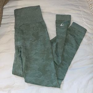 Gymshark green camo legging
